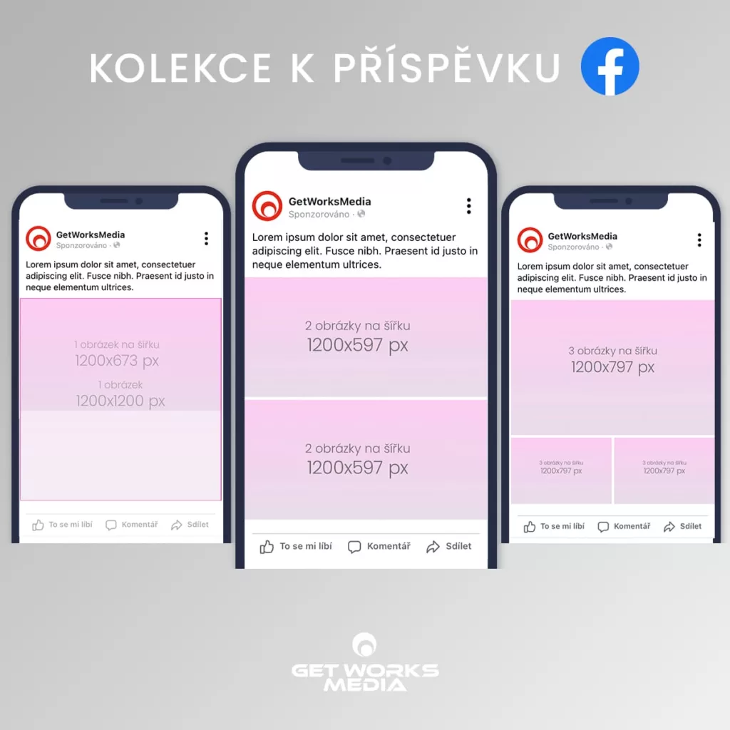 Kolekce grafiky k příspěvkům na Facebooku - 1